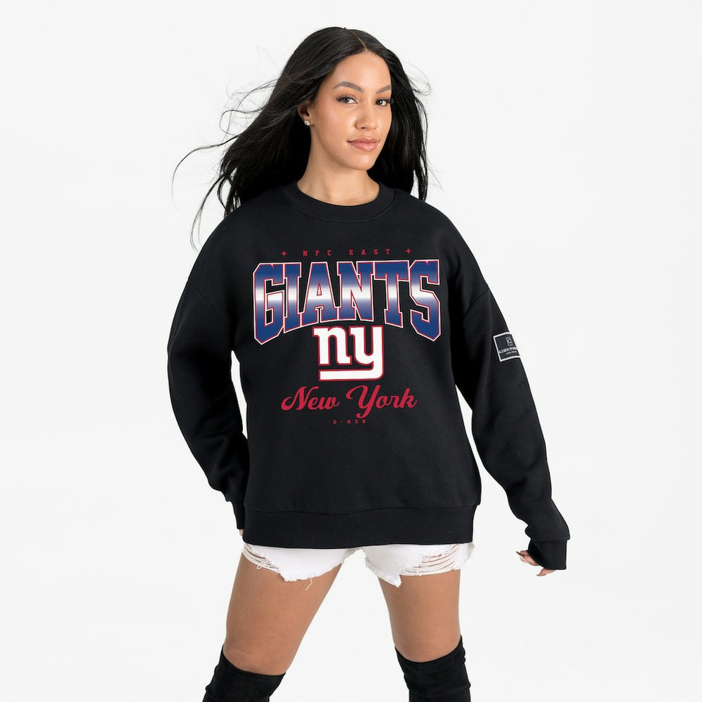 Gameday Couture Women's Powerhouse Play Premium Fleece Sweatshirt - New York Giants Sweatshirts