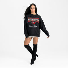 Gameday Couture Women's Powerhouse Play Premium Fleece Sweatshirt - Tampa Bay Buccaneers Sweatshirts