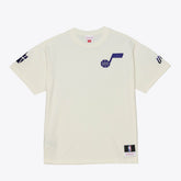 Mitchell & Ness Utah Jazz Hardwood Classics Chainstitch Premium T-Shirt