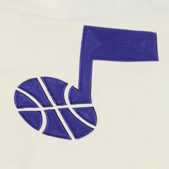 Mitchell & Ness Utah Jazz Hardwood Classics Chainstitch Premium Fleece Hoodie