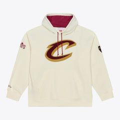 Mitchell & Ness Cleveland Cavaliers Hardwood Classics Chainstitch Premium Fleece Hoodie sale