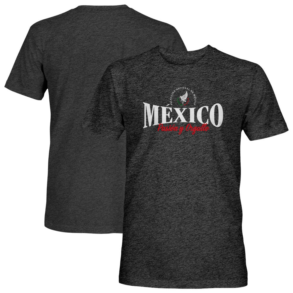 Mexico National Team 1863FC Athletic Wordmark Vintage Tri-Blend T-Shirt