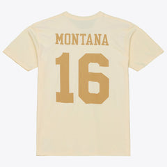 Joe Montana Sandman Name & Number T-Shirt - San Francisco 49ers T-shirts