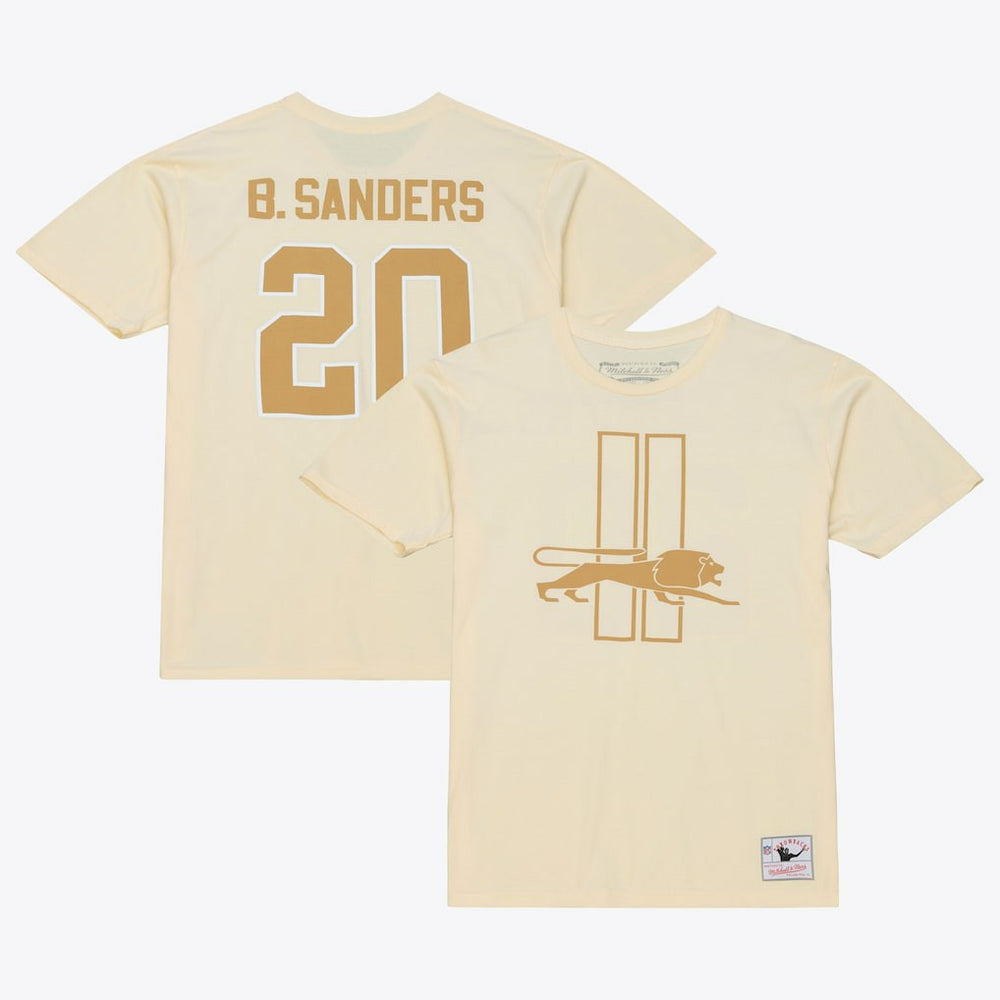 Barry Sanders Sandman Name & Number T-Shirt - Detroit Lions T-shirts