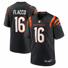 Joe Flacco Team Game Jersey - Cincinnati Bengals Jerseys