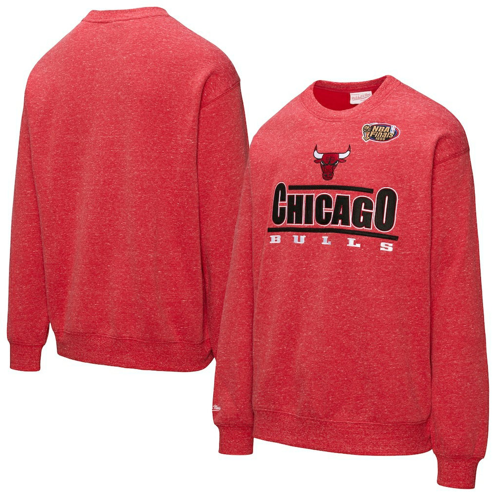 Mitchell & Ness Chicago Bulls Throw It Back Fleece Sweatshirt sale