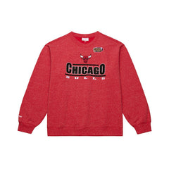 Mitchell & Ness Chicago Bulls Throw It Back Fleece Sweatshirt sale