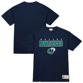 Mitchell & Ness Dallas Mavericks Hardwood Classics Throw It Back Premium T-Shirt sale