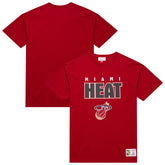 Mitchell & Ness Miami Heat Hardwood Classics Throw It Back Premium T-Shirt