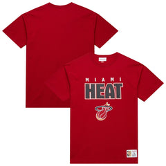 Mitchell & Ness Miami Heat Hardwood Classics Throw It Back Premium T-Shirt