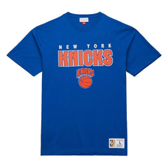 Mitchell & Ness New York Knicks Hardwood Classics Throw It Back Premium T-Shirt
