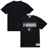 Mitchell & Ness Minnesota Timberwolves Hardwood Classics Throw It Back Premium T-Shirt