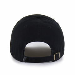 47 brand San Antonio Spurs '47 Black on Black Clean Up Adjustable Hat