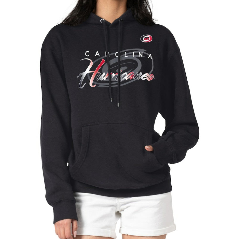 NHL Carolina Hurricanes G-III 4Her by Carl Banks Shadow Logo Fleece Pullover Hoodie