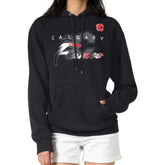 NHL Calgary Flames G-III 4Her by Carl Banks Shadow Logo Fleece Pullover Hoodie