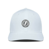 NHL Tampa Bay Lightning Levelwear Rise Slate & Snow Structured Flex Hat