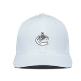 NHL Vancouver Canucks Levelwear Rise Slate & Snow Structured Flex Hat