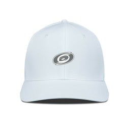 NHL Carolina Hurricanes Levelwear Rise Slate & Snow Structured Flex Hat