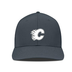 NHL Calgary Flames Levelwear Rise Slate & Snow Structured Flex Hat