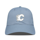 NHL Calgary Flames Levelwear Matrix Slate & Snow Unstructured Adjustable Hat