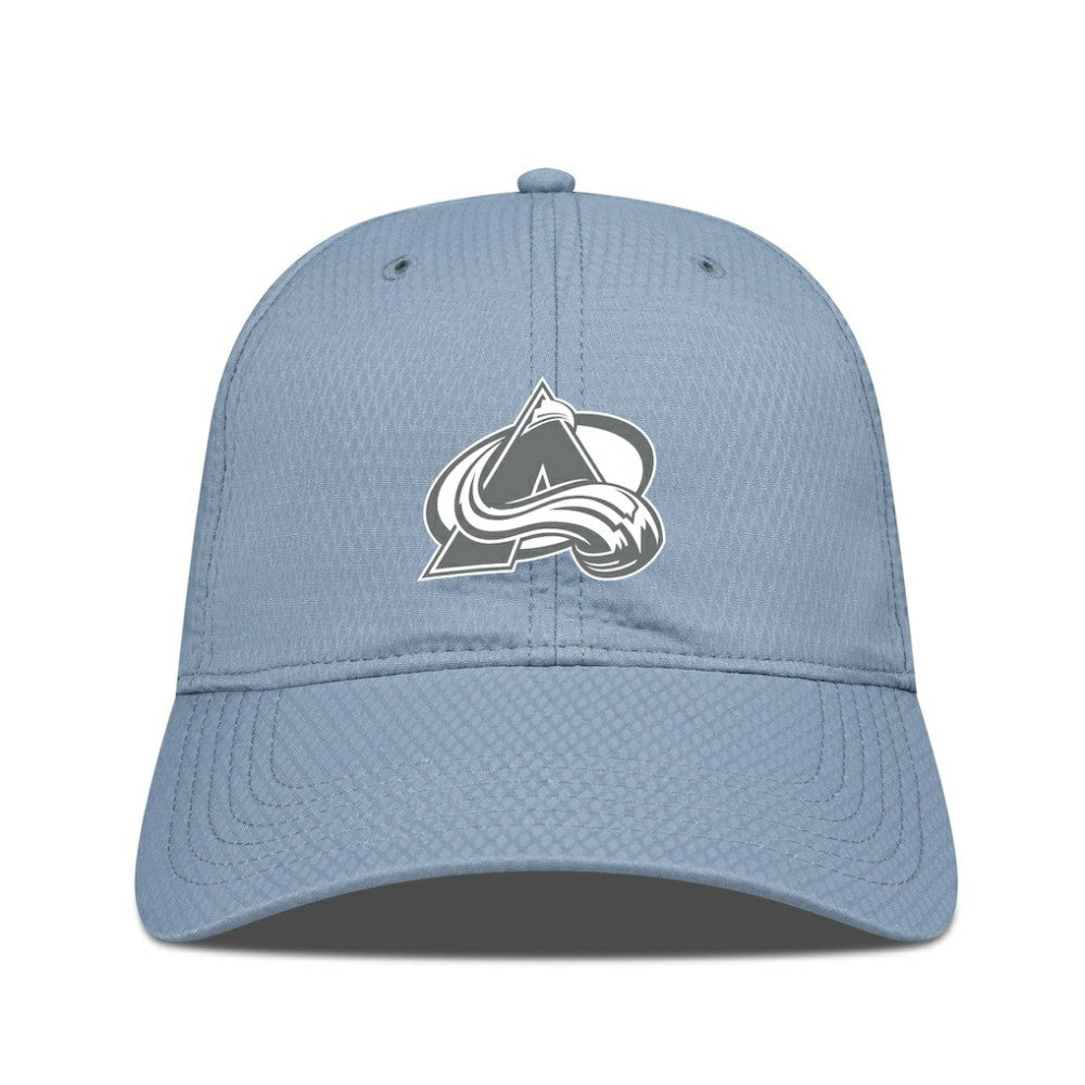 NHL Colorado Avalanche Levelwear Matrix Slate & Snow Unstructured Adjustable Hat