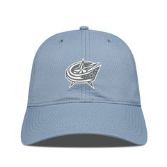 NHL Columbus Blue Jackets Levelwear Matrix Slate & Snow Unstructured Adjustable Hat
