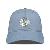 NHL Chicago Blackhawks Levelwear Matrix Slate & Snow Unstructured Adjustable Hat