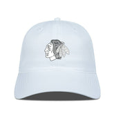 NHL Chicago Blackhawks Levelwear Matrix Slate & Snow Unstructured Adjustable Hat