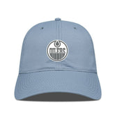 NHL Edmonton Oilers Levelwear Matrix Slate & Snow Unstructured Adjustable Hat