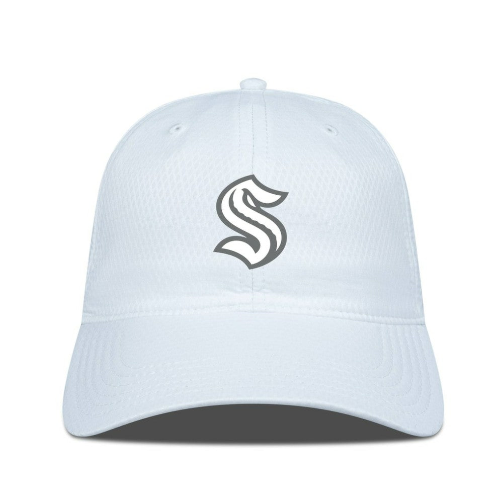 NHL Seattle Kraken Levelwear Matrix Slate & Snow Unstructured Adjustable Hat