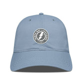 NHL Tampa Bay Lightning Levelwear Matrix Slate & Snow Unstructured Adjustable Hat