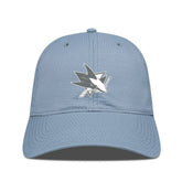 NHL San Jose Sharks Levelwear Matrix Slate & Snow Unstructured Adjustable Hat