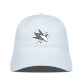 NHL San Jose Sharks Levelwear Matrix Slate & Snow Unstructured Adjustable Hat