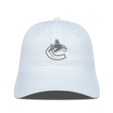NHL Vancouver Canucks Levelwear Matrix Slate & Snow Unstructured Adjustable Hat