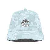 NHL Vancouver Canucks Levelwear Clash Slate & Snow Meshback Flex Hat