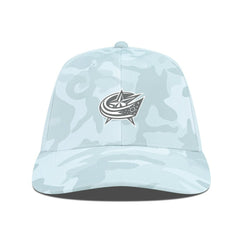 NHL Columbus Blue Jackets Levelwear Clash Slate & Snow Meshback Flex Hat