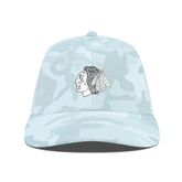 NHL Chicago Blackhawks Levelwear Clash Slate & Snow Meshback Flex Hat