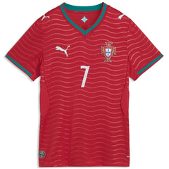 Cristiano Ronaldo Portugal National Team Women's 2026 Home Replica Jersey