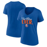 NHL New York Islanders Women's Best Mom Ever V-Neck T-Shirt