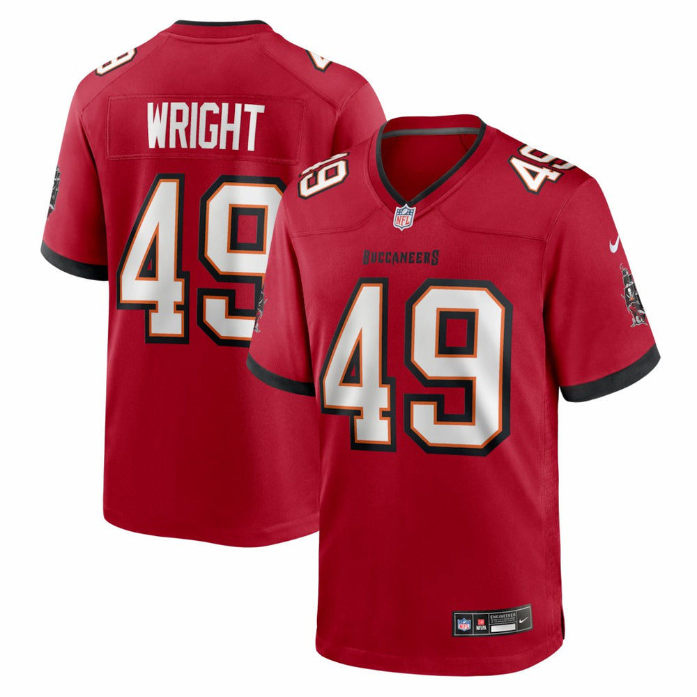 Owen Wright Team Game Jersey - Tampa Bay Buccaneers Jerseys