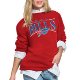 Starter Women's Arch Stripe Fleece Sweatshirt - Buffalo Bills Sweatshirts