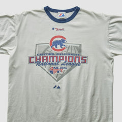 White Chicago Cubs Majestic 2007 T-Shirt