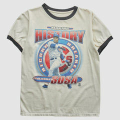 White Chicago Cubs Starter 1996 T-Shirt