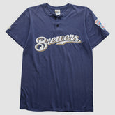 Navy Milwaukee Brewers Majestic 2000s T-Shirt