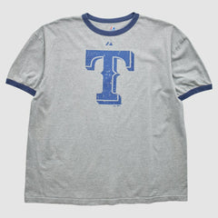 Heather Gray Texas Rangers Majestic 2010 T-Shirt