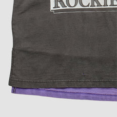 Black Colorado Rockies Starter 90s Pullover Sweatshirt