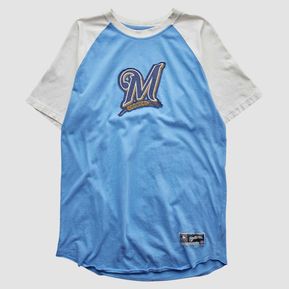 Light Blue Milwaukee Brewers 2000s T-Shirt