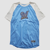 Light Blue Milwaukee Brewers 2000s T-Shirt