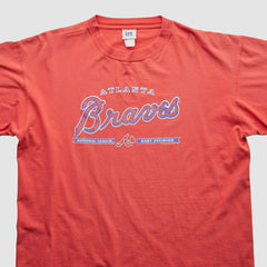 Red Atlanta Braves Lee Apparel 2000s T-Shirt