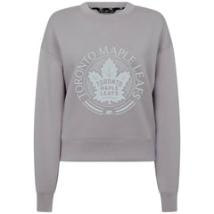 NHL Toronto Maple Leafs Levelwear Women's Slate & Snow Sponge Tri-Blend Sweatshirt